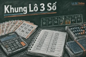 Nói gọn lại, "khung" là khoảng số ngày bạn định sẵn để theo một con số hoặc một nhóm số - khung lô 3 số