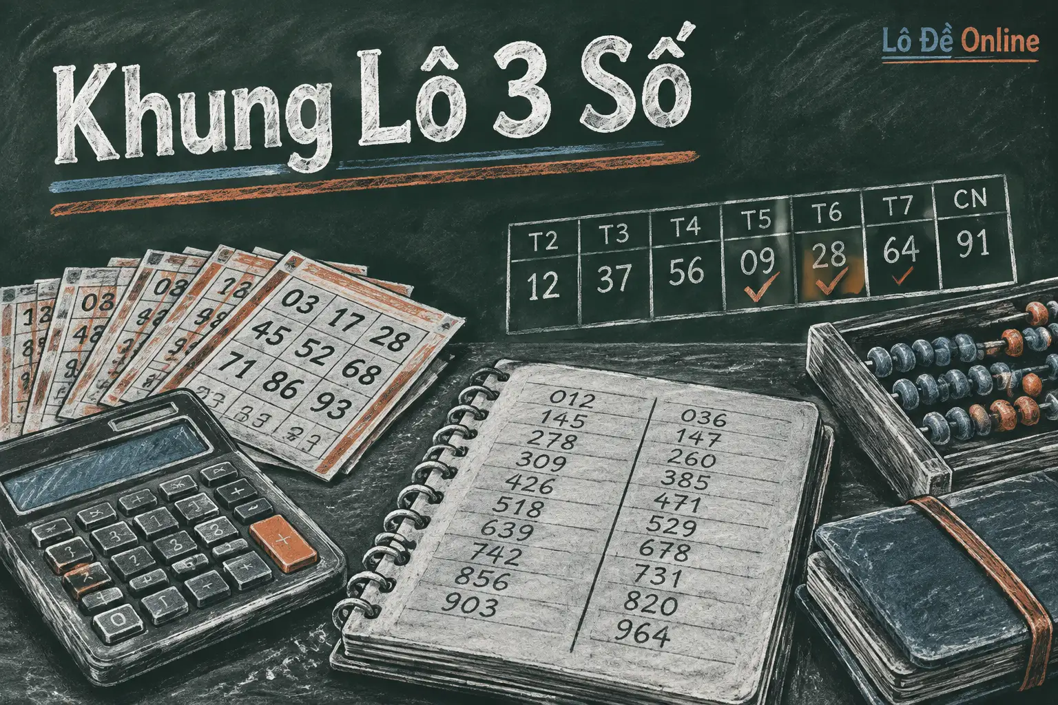 Nói gọn lại, "khung" là khoảng số ngày bạn định sẵn để theo một con số hoặc một nhóm số - khung lô 3 số