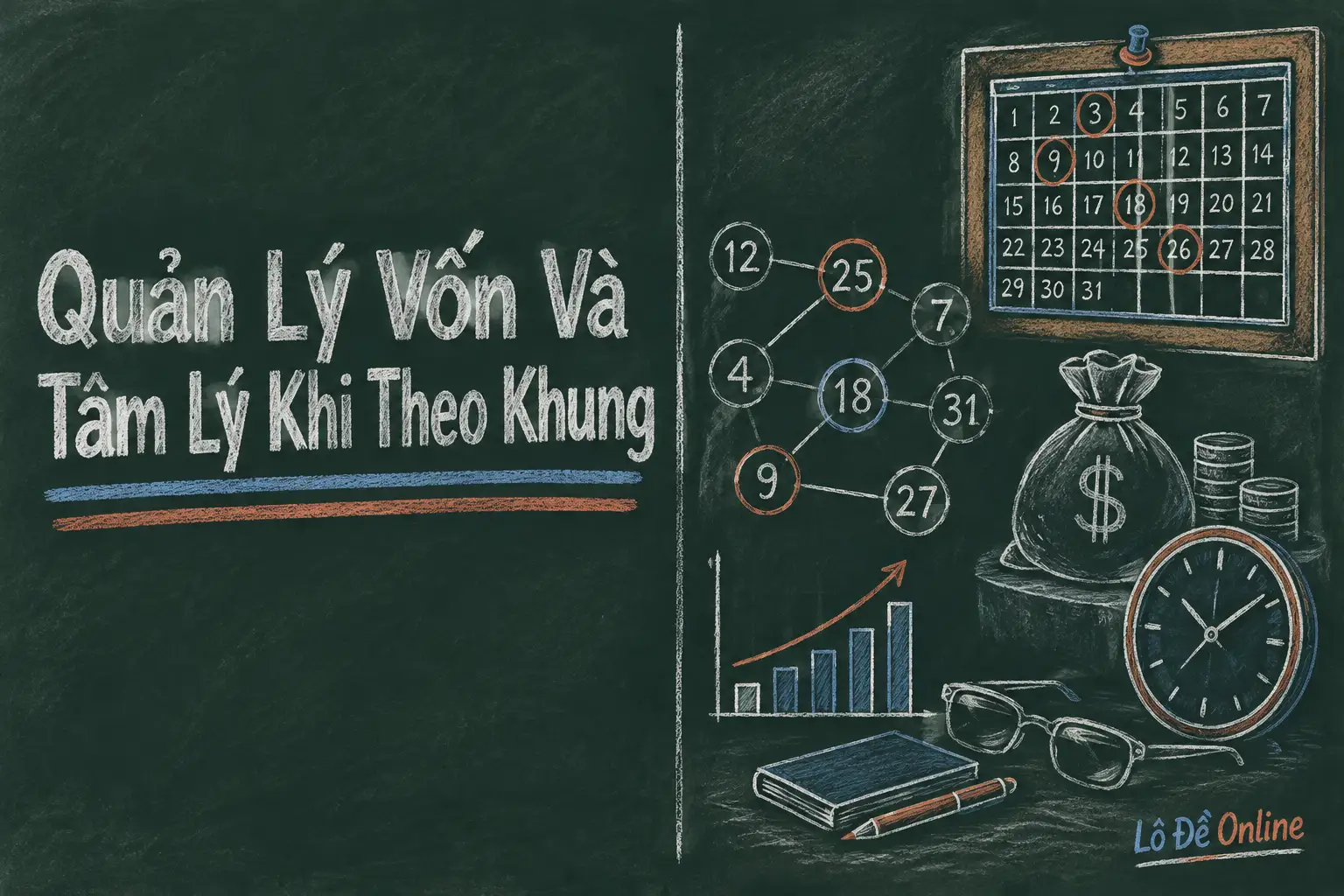 Quy tắc đầu tiên là chỉ dùng số tiền mà thua hết bạn vẫn sống bình thường - nuôi lô khung 3 ngày